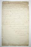 (TRAVEL.) Spillard, Maurice. Letter concerning the publication of his travels.